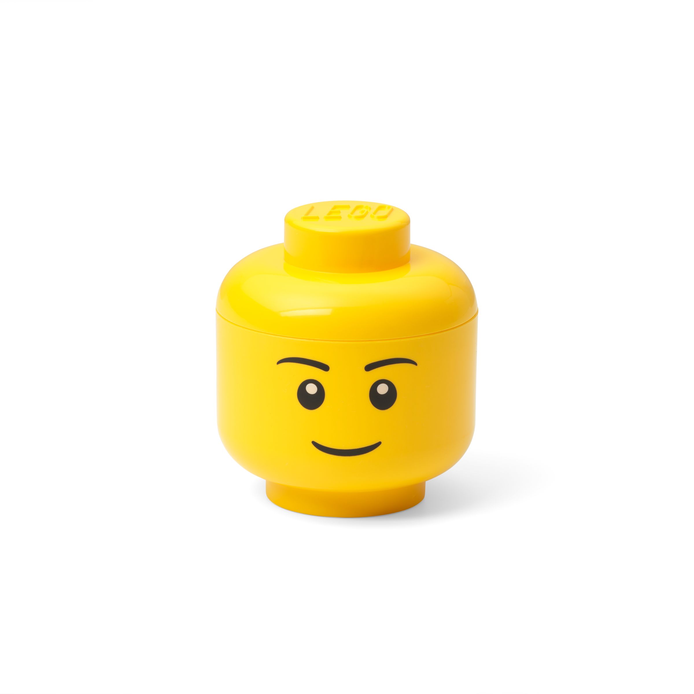 LEGO® Aufbewahrungsbox in Form eines Figurenkopfs